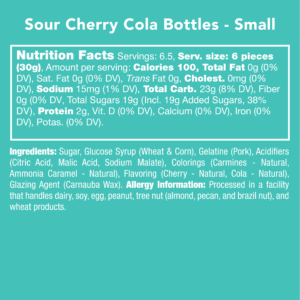 Sour Cherry Cola Bottles
